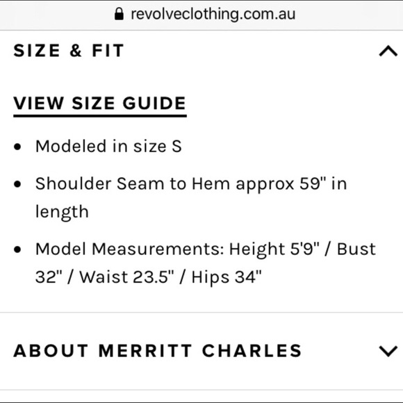 Merritt Charles 100% Silk Gown XS - Picture 4 of 5